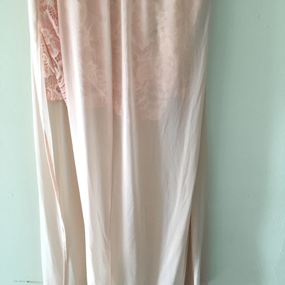 Sheer skirt with open lace mini skirt